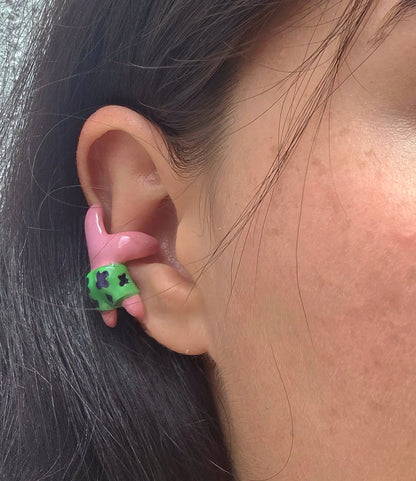 Pink Star Ear Cuff